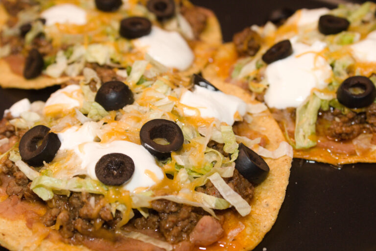 Beef & Bean Tostadas